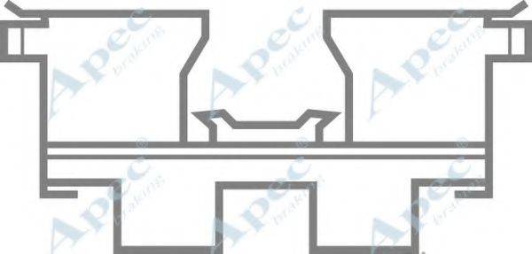 APEC BRAKING KIT270 Комплектующие, тормозные колодки