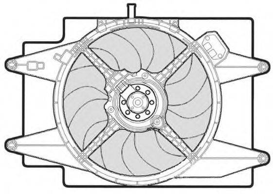 Вентилятор, охлаждение двигателя CTR 1209501