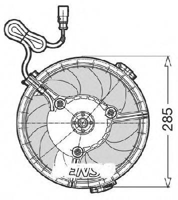 Вентилятор, охлаждение двигателя CTR 1209522