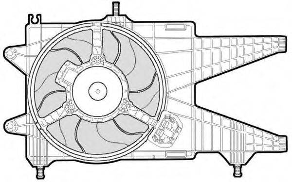 Вентилятор, охлаждение двигателя CTR 1209563