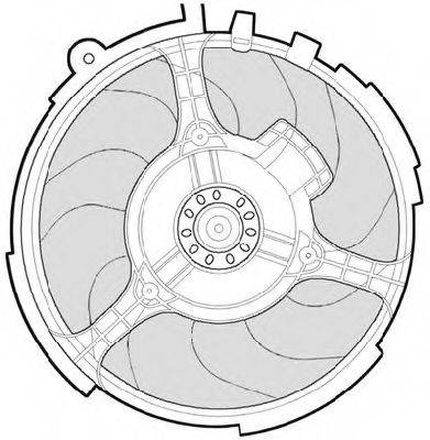 Вентилятор, охлаждение двигателя CTR 1209575