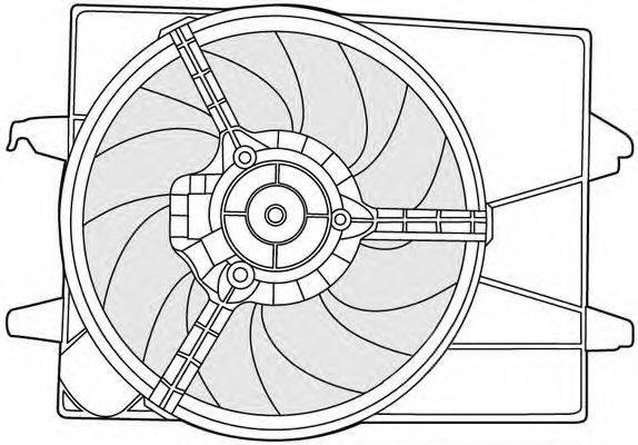 CTR 1209615 Вентилятор, охлаждение двигателя