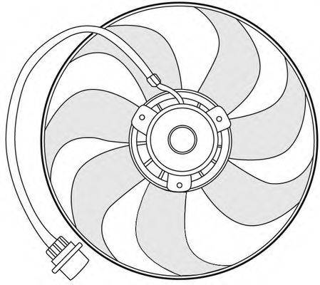 Вентилятор, охлаждение двигателя CTR 1209648