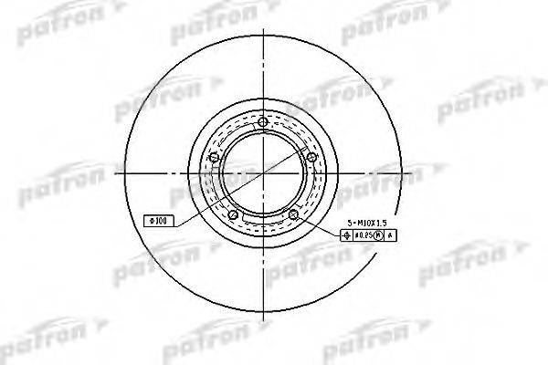 PATRON PBD1623 Тормозной диск