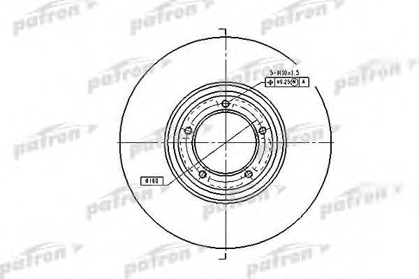 PATRON PBD1642 Тормозной диск