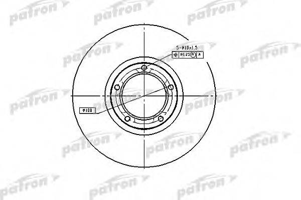 PATRON PBD1653 Тормозной диск