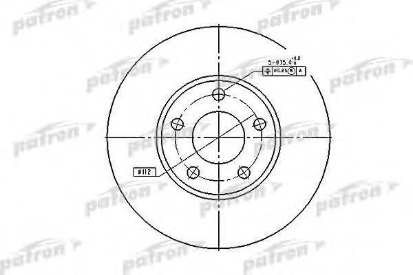 Тормозной диск PATRON PBD2652