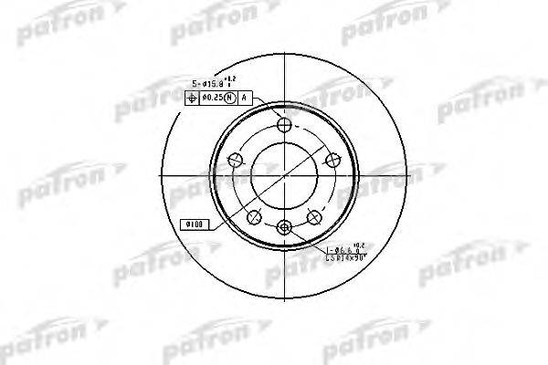 Тормозной диск PATRON PBD2805