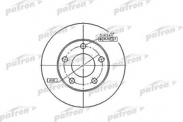 Тормозной диск PATRON PBD4026