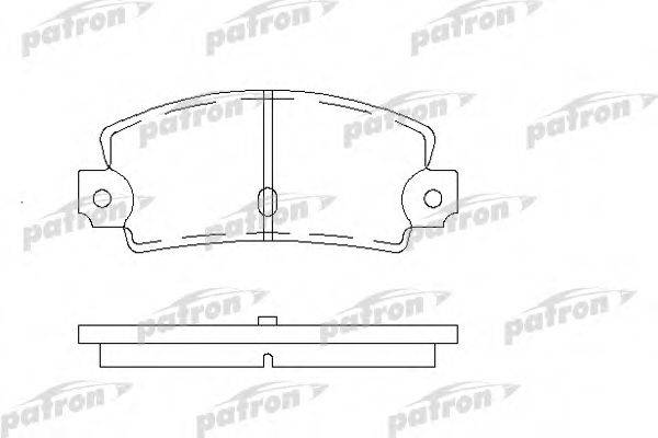 PATRON PBP114 Комплект тормозных колодок, дисковый тормоз