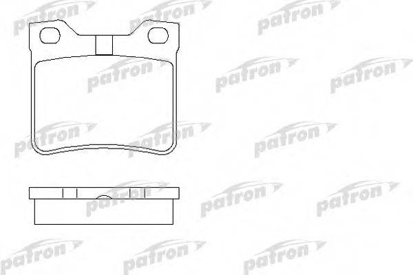 PATRON PBP1415 Комплект тормозных колодок, дисковый тормоз