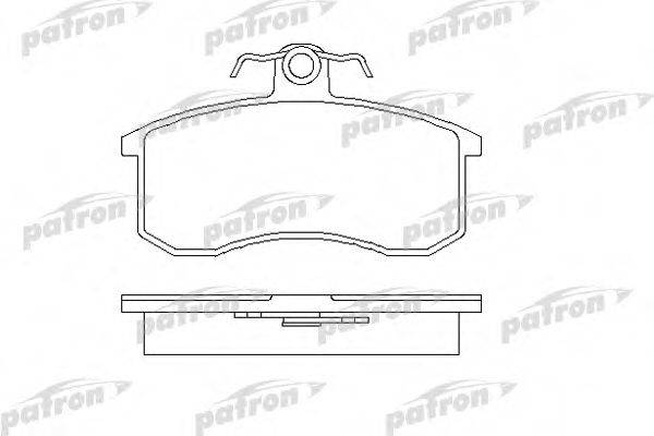 Комплект тормозных колодок, дисковый тормоз PATRON PBP527