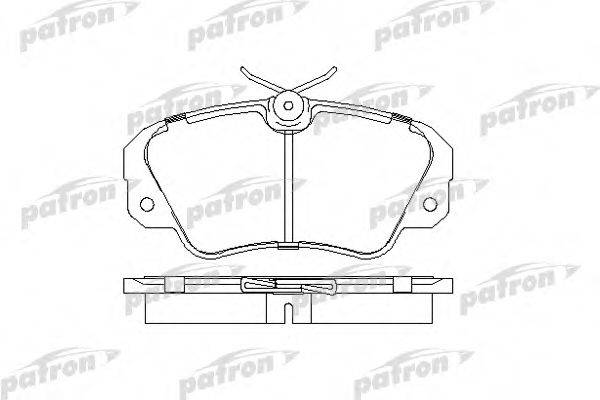 PATRON PBP686 Комплект тормозных колодок, дисковый тормоз