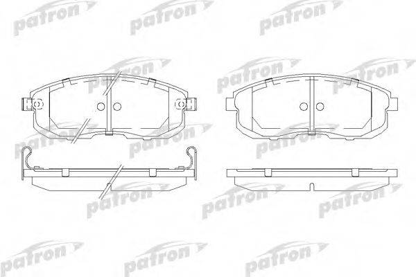 PATRON PBP691 Комплект тормозных колодок, дисковый тормоз