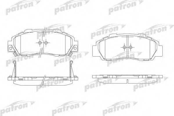 PATRON PBP905 Комплект тормозных колодок, дисковый тормоз