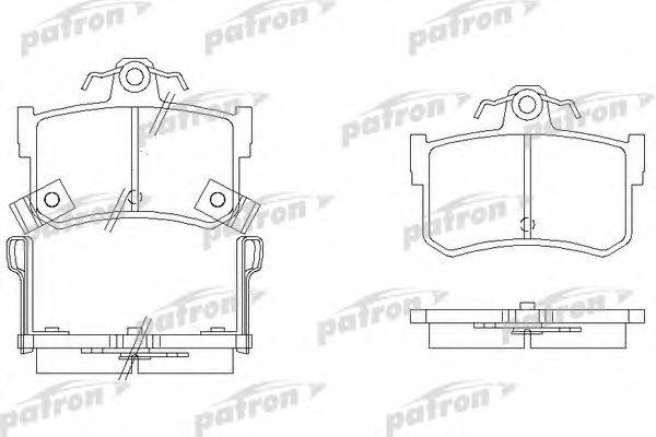 PATRON PBP917 Комплект тормозных колодок, дисковый тормоз