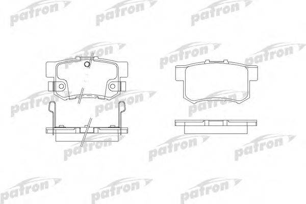 PATRON PBP956 Комплект тормозных колодок, дисковый тормоз