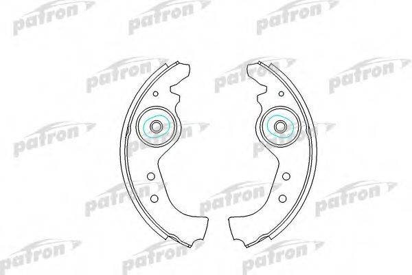 PATRON PSP027 Комплект тормозных колодок