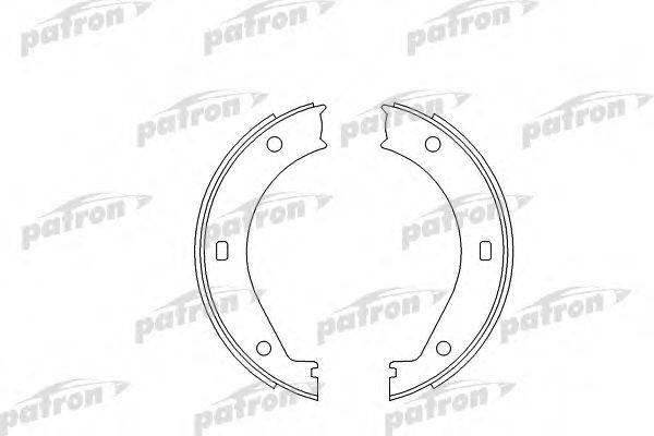 Комплект тормозных колодок, стояночная тормозная система PATRON PSP272