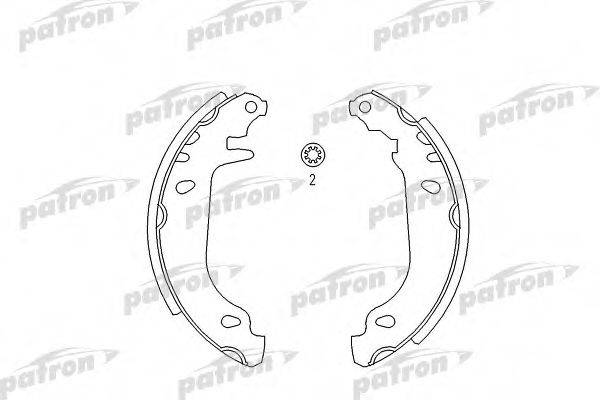 PATRON PSP337 Комплект тормозных колодок