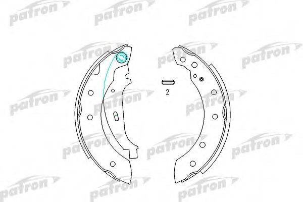PATRON PSP519 Комплект тормозных колодок