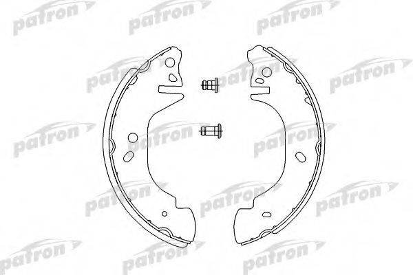 Комплект тормозных колодок PATRON PSP542