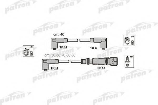 Комплект проводов зажигания PATRON PSCI1006