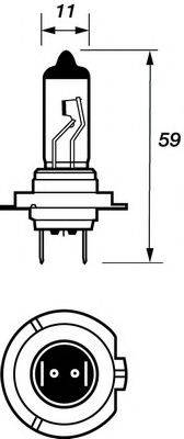 Лампа накаливания, фара дальнего света; Лампа накаливания, основная фара; Лампа накаливания, противотуманная фара; Лампа накаливания, фара с авт. системой стабилизации MOTAQUIP VBU499