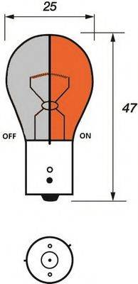 Лампа накаливания, фонарь указателя поворота MOTAQUIP VBU993