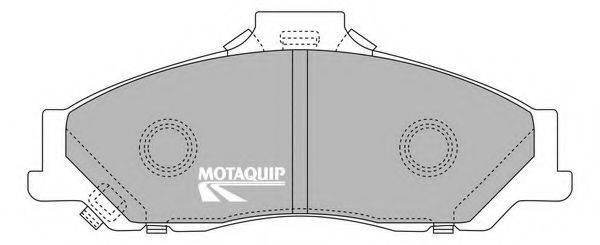 MOTAQUIP LVXL508 Комплект тормозных колодок, дисковый тормоз