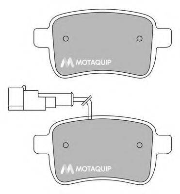 MOTAQUIP LVXL1676 Комплект тормозных колодок, дисковый тормоз
