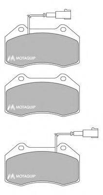 MOTAQUIP LVXL1723 Комплект тормозных колодок, дисковый тормоз