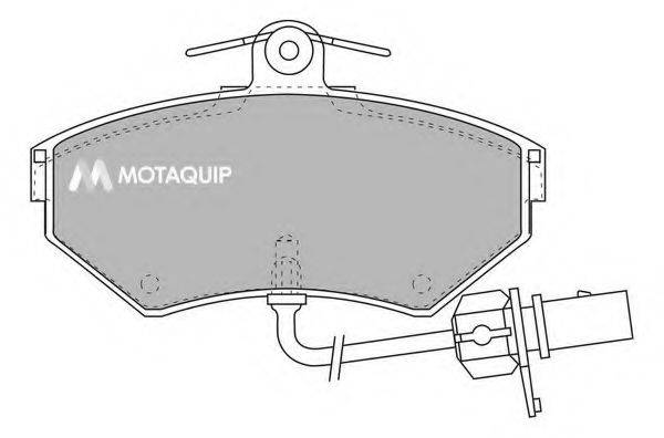 Комплект тормозных колодок, дисковый тормоз MOTAQUIP LVXL1016