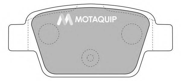 MOTAQUIP LVXL1037 Комплект тормозных колодок, дисковый тормоз