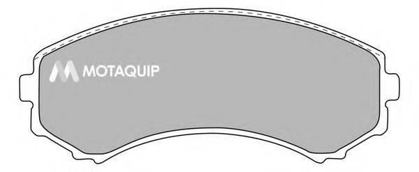 Комплект тормозных колодок, дисковый тормоз MOTAQUIP LVXL1079