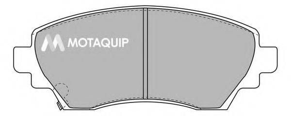 Комплект тормозных колодок, дисковый тормоз MOTAQUIP LVXL1104