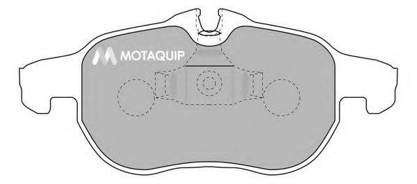 MOTAQUIP LVXL1119 Комплект тормозных колодок, дисковый тормоз