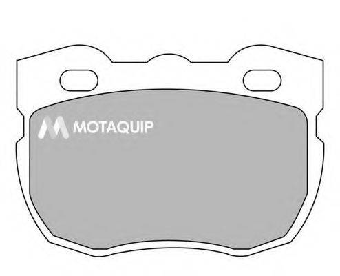 MOTAQUIP LVXL133 Комплект тормозных колодок, дисковый тормоз