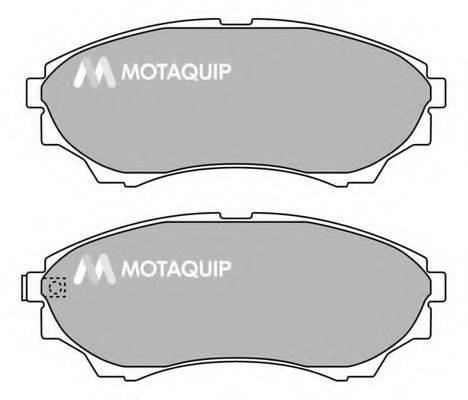 Комплект тормозных колодок, дисковый тормоз MOTAQUIP LVXL1359