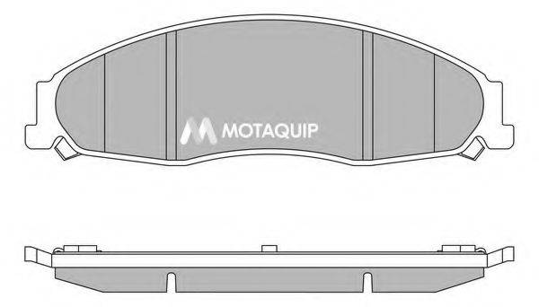 MOTAQUIP LVXL1376 Комплект тормозных колодок, дисковый тормоз