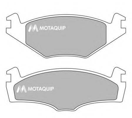 Комплект тормозных колодок, дисковый тормоз MOTAQUIP LVXL138