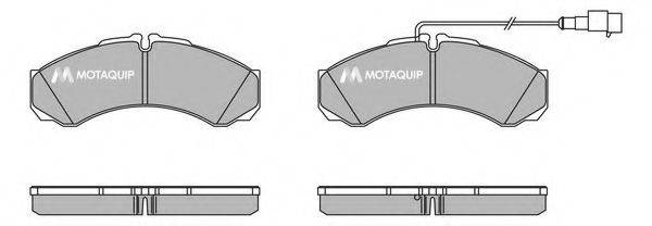 Комплект тормозных колодок, дисковый тормоз MOTAQUIP LVXL1427