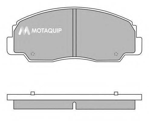 MOTAQUIP LVXL147 Комплект тормозных колодок, дисковый тормоз