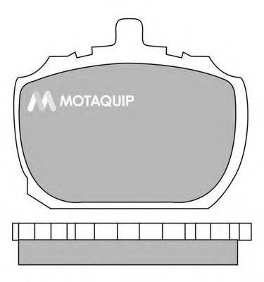 MOTAQUIP LVXL224 Комплект тормозных колодок, дисковый тормоз