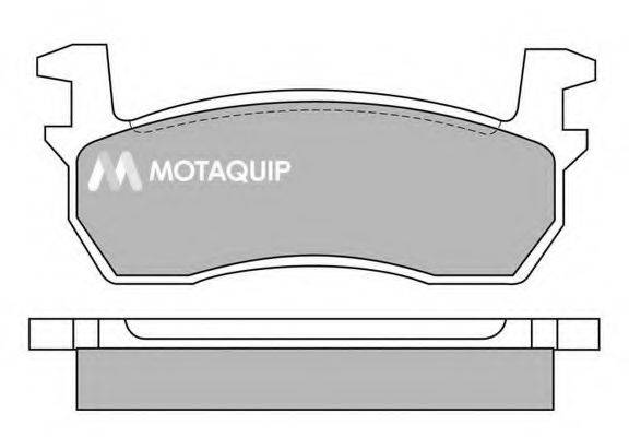 MOTAQUIP LVXL312 Комплект тормозных колодок, дисковый тормоз