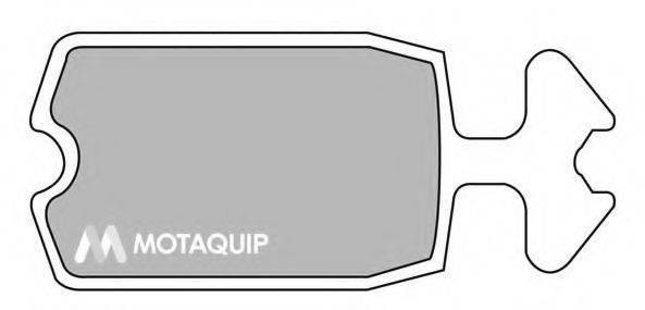 MOTAQUIP LVXL322 Комплект тормозных колодок, дисковый тормоз