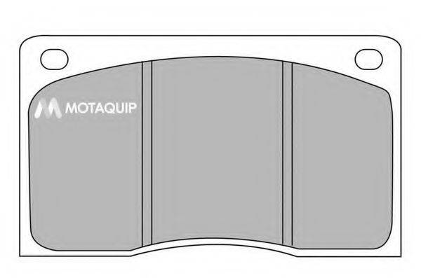 MOTAQUIP LVXL337 Комплект тормозных колодок, дисковый тормоз