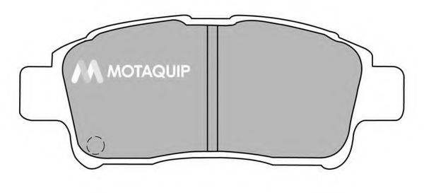 Комплект тормозных колодок, дисковый тормоз MOTAQUIP LVXL345