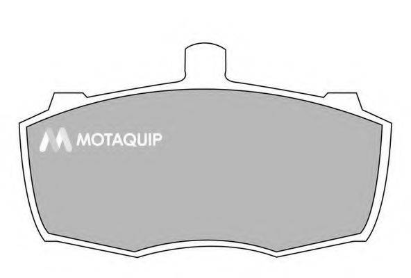 MOTAQUIP LVXL381 Комплект тормозных колодок, дисковый тормоз