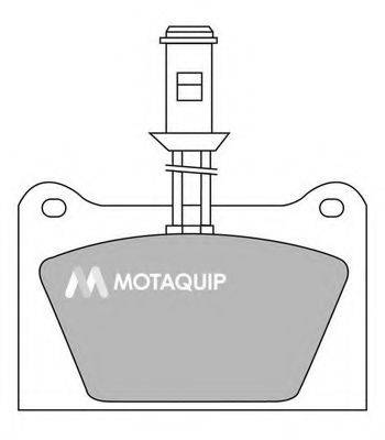 MOTAQUIP LVXL382 Комплект тормозных колодок, дисковый тормоз